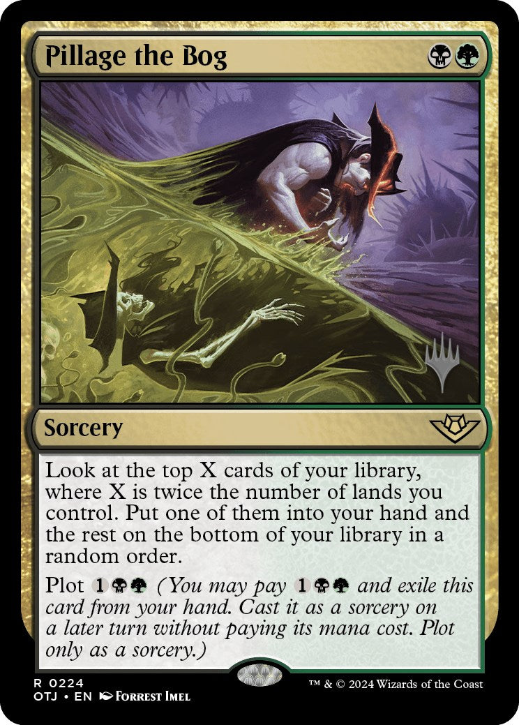 Pillage the Bog (Promo Pack) [Outlaws of Thunder Junction Promos] | Dragon's Lair Comics and Fantasy Houston TX