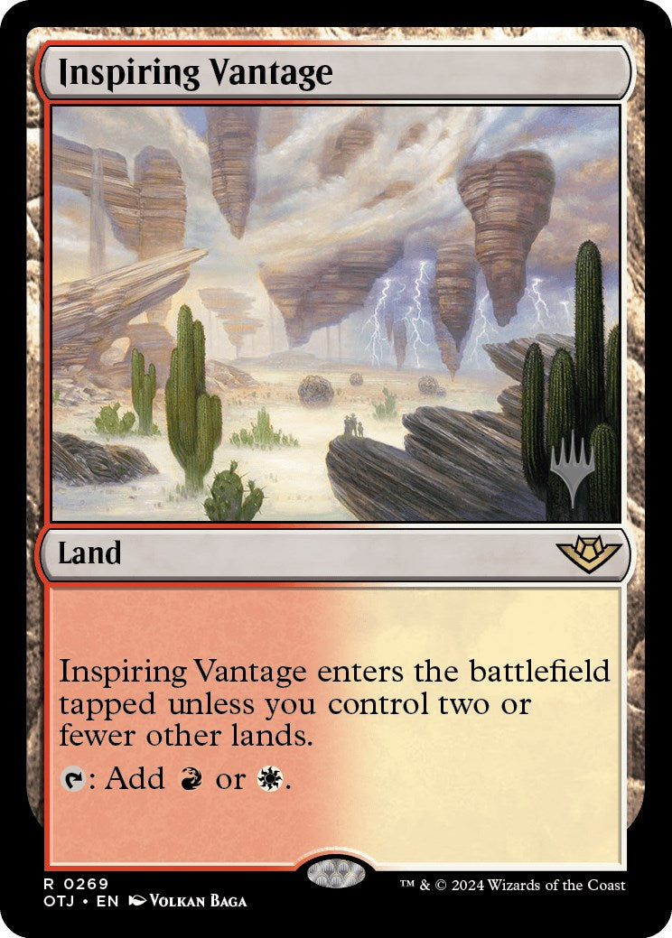 Inspiring Vantage (Promo Pack) [Outlaws of Thunder Junction Promos] | Dragon's Lair Comics and Fantasy Houston TX