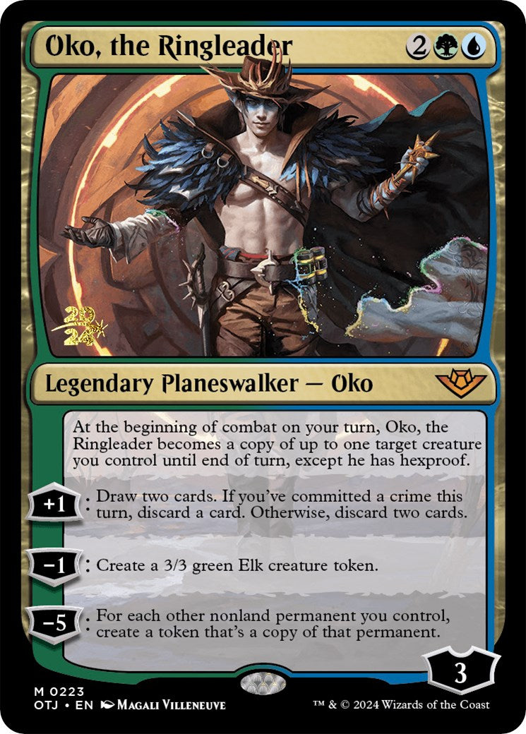 Oko, the Ringleader [Outlaws of Thunder Junction Prerelease Promos] | Dragon's Lair Comics and Fantasy Houston TX