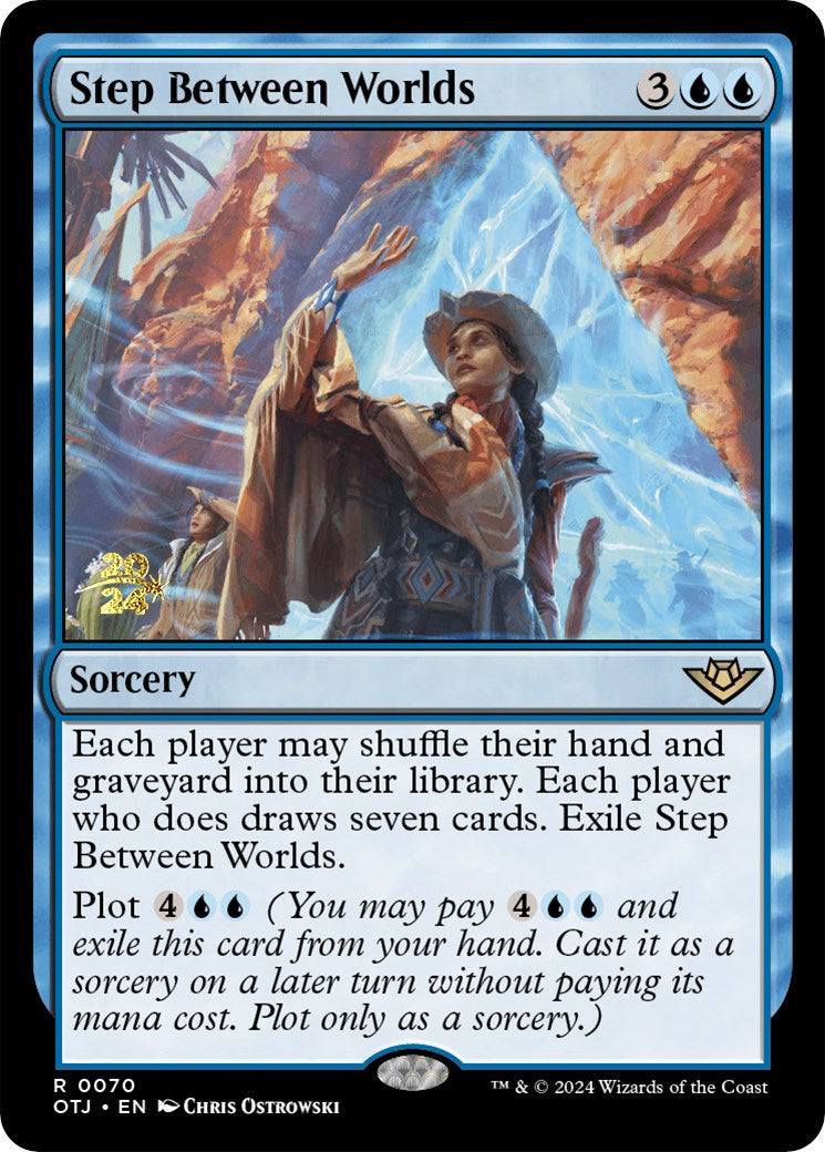Step Between Worlds [Outlaws of Thunder Junction Prerelease Promos] | Dragon's Lair Comics and Fantasy Houston TX