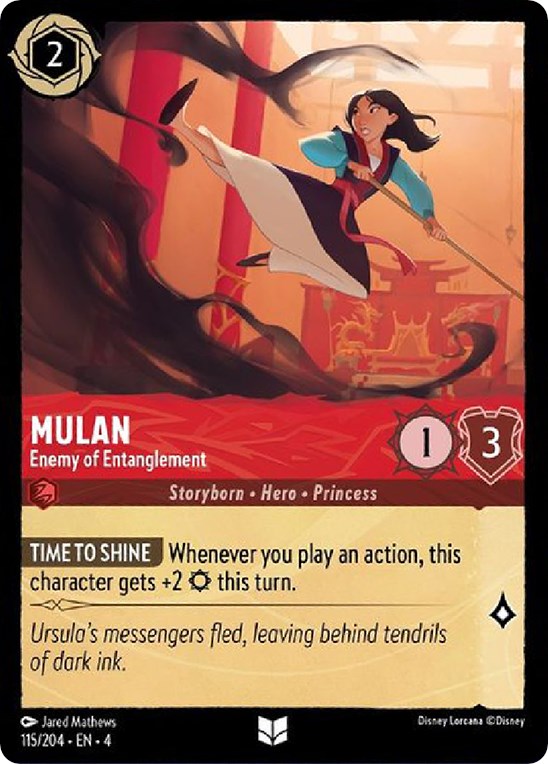 Mulan - Enemy of Entanglement (115/204) [Ursula's Return] | Odin's Lair