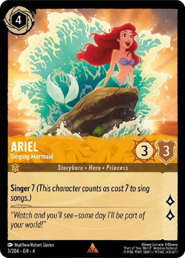 Ariel - Singing Mermaid (3/204) [Ursula's Return] | Dragon's Lair Comics and Fantasy Houston TX