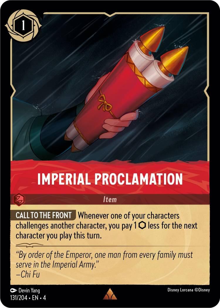 Imperial Proclamation (131/204) [Ursula's Return] | Odin's Place