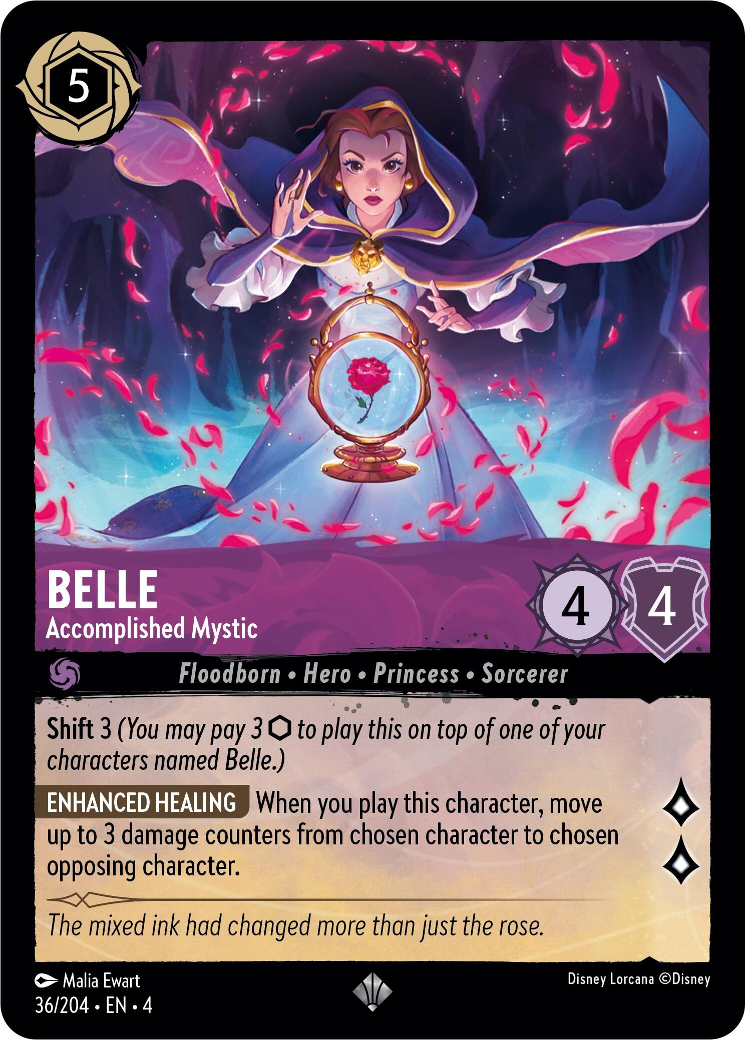 Belle - Accomplished Mystic (36/204) [Ursula's Return] | Dragon's Lair Comics and Fantasy Houston TX