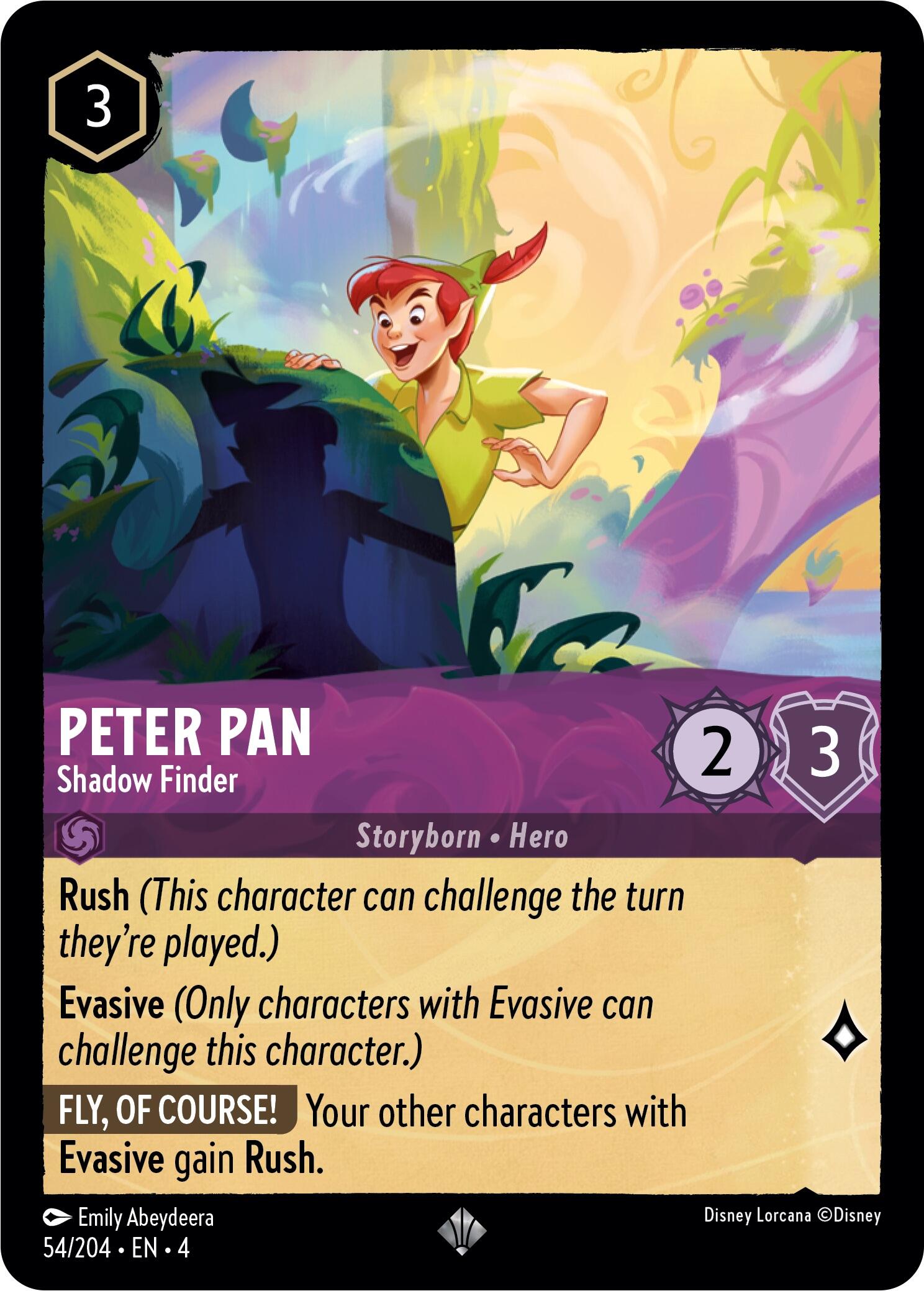 Peter Pan - Shadow Finder (54/204) [Ursula's Return] | Odin's Place