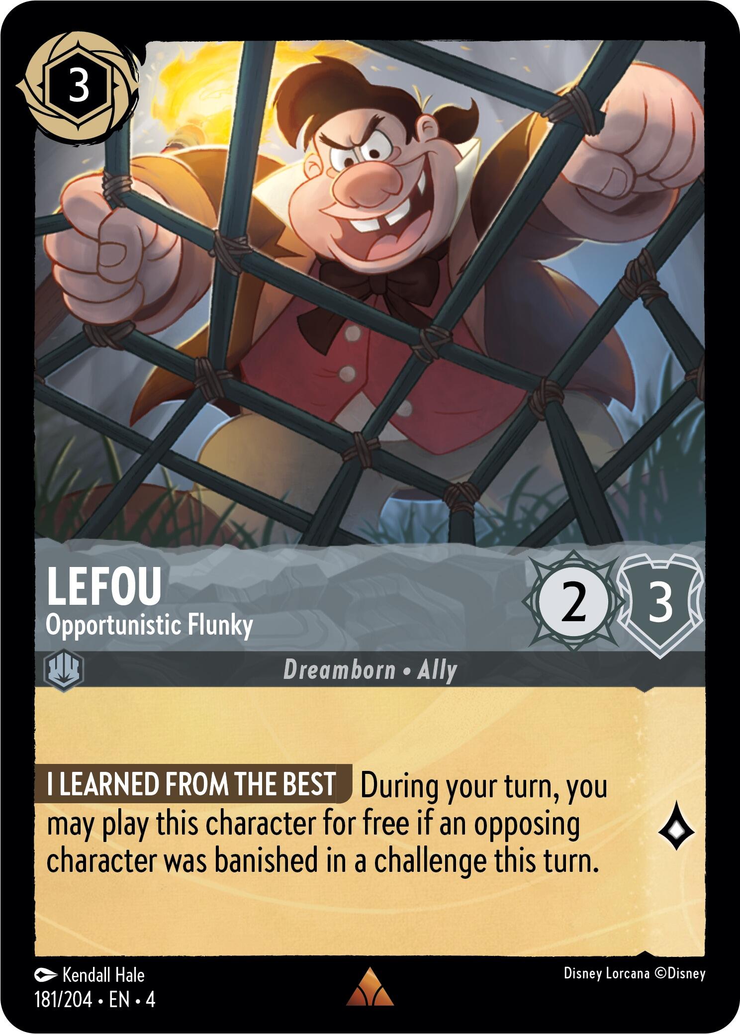 LeFou - Opportunistic Flunky (181/204) [Ursula's Return] | Odin's Place