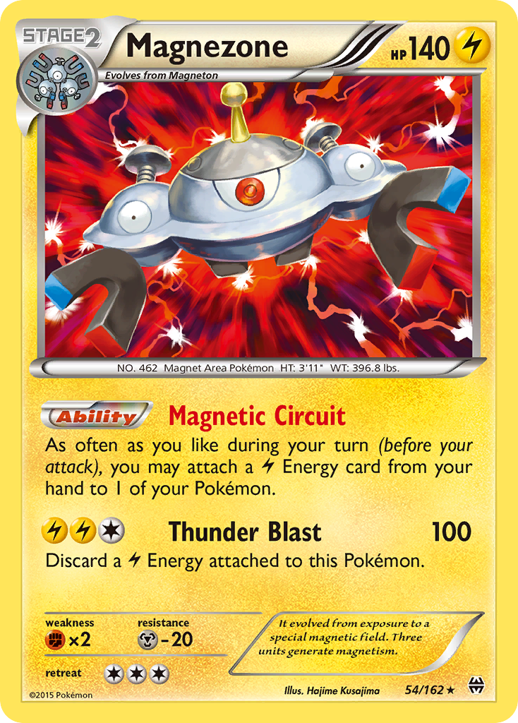 Magnezone (54/162) (Theme Deck Exclusive) [XY: BREAKthrough] | Odin's Place