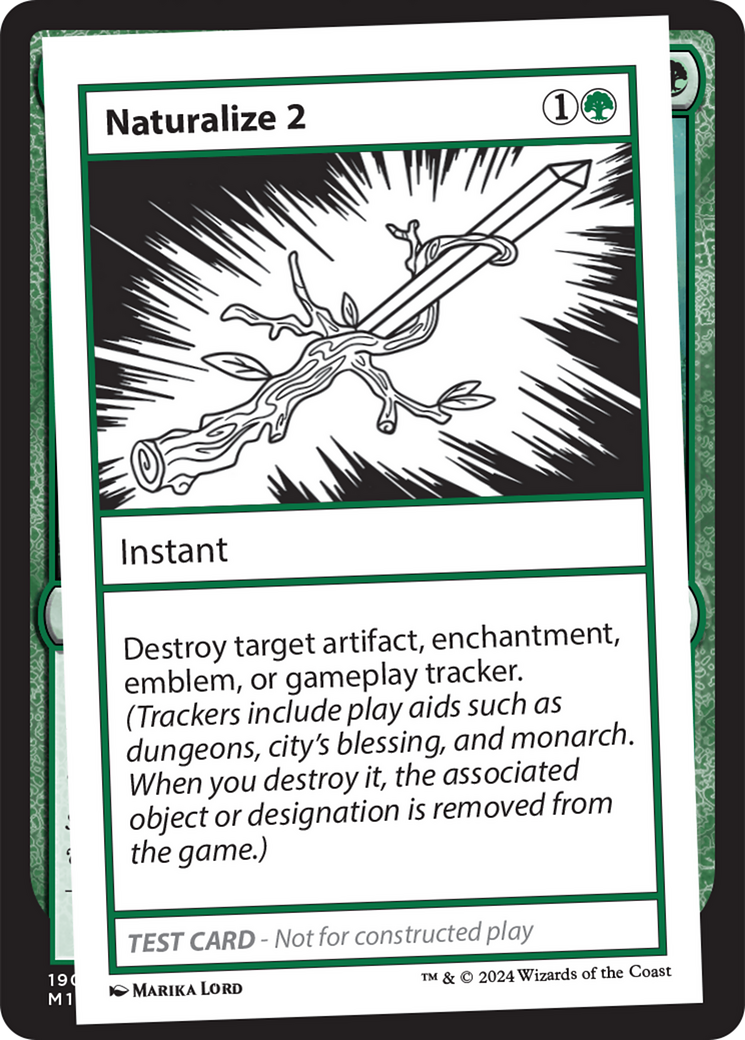 Naturalize 2 [Mystery Booster 2 Playtest Cards] | Dragon's Lair Comics and Fantasy Houston TX