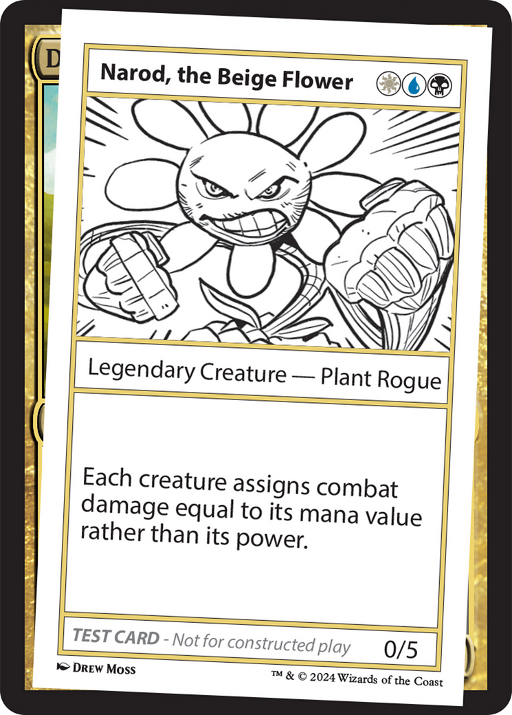 Narod, the Beige Flower [Mystery Booster 2 Playtest Cards] | Dragon's Lair Comics and Fantasy Houston TX