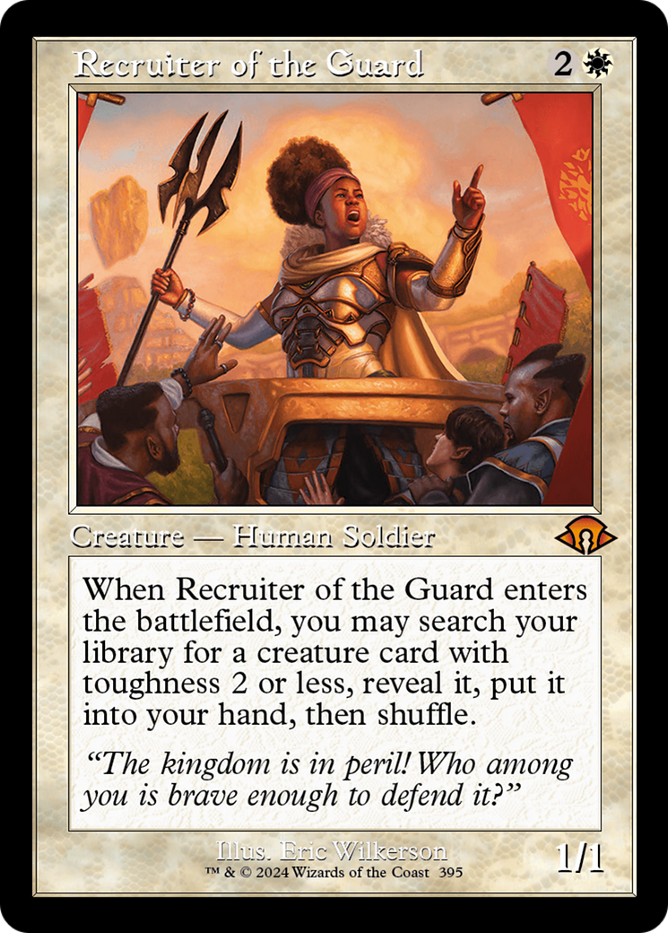 Recruiter of the Guard (Retro) [Modern Horizons 3] | Dragon's Lair Comics and Fantasy Houston TX