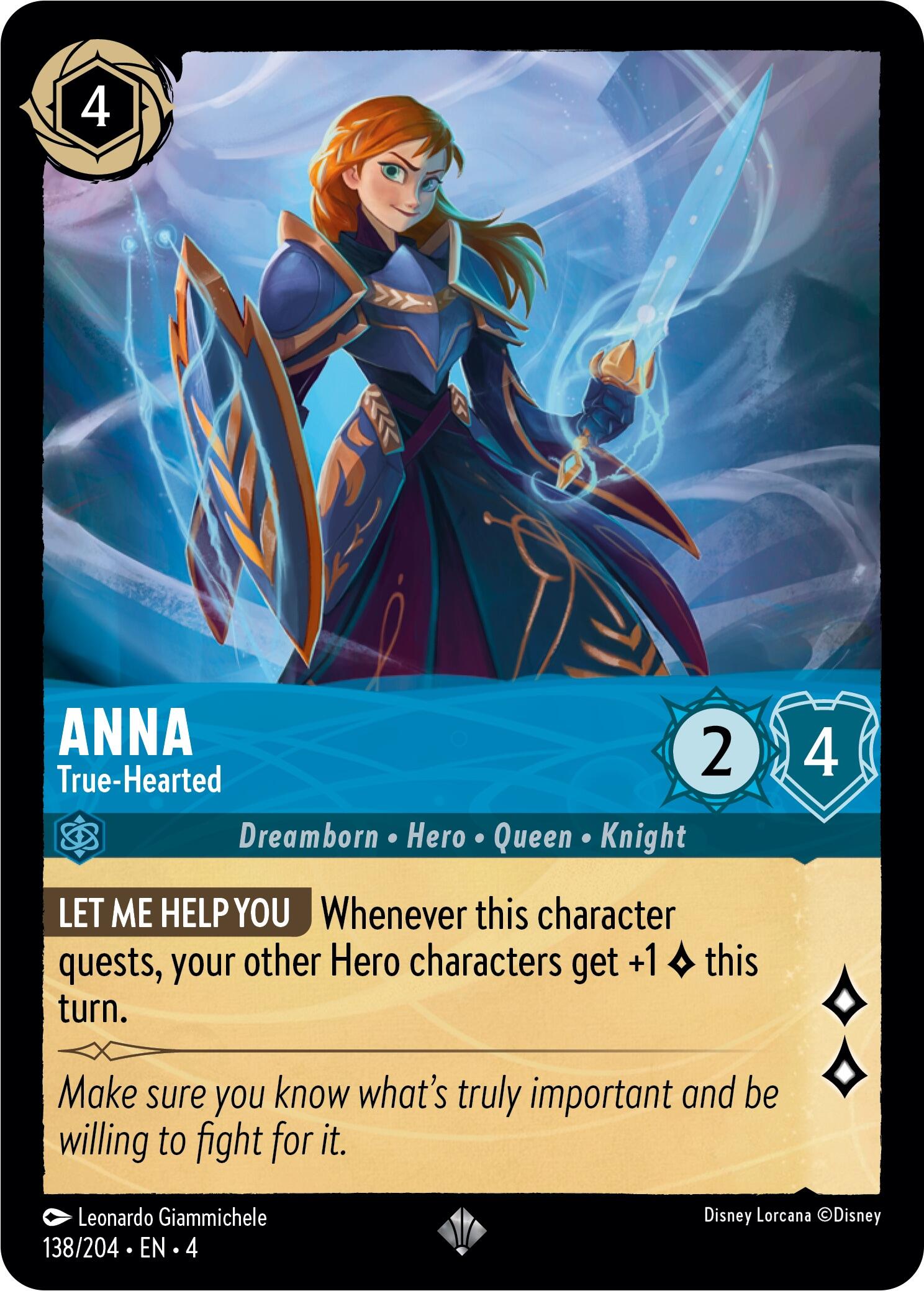 Anna - True-Hearted (138/204) [Ursula's Return] | Dragon's Lair Comics and Fantasy Houston TX