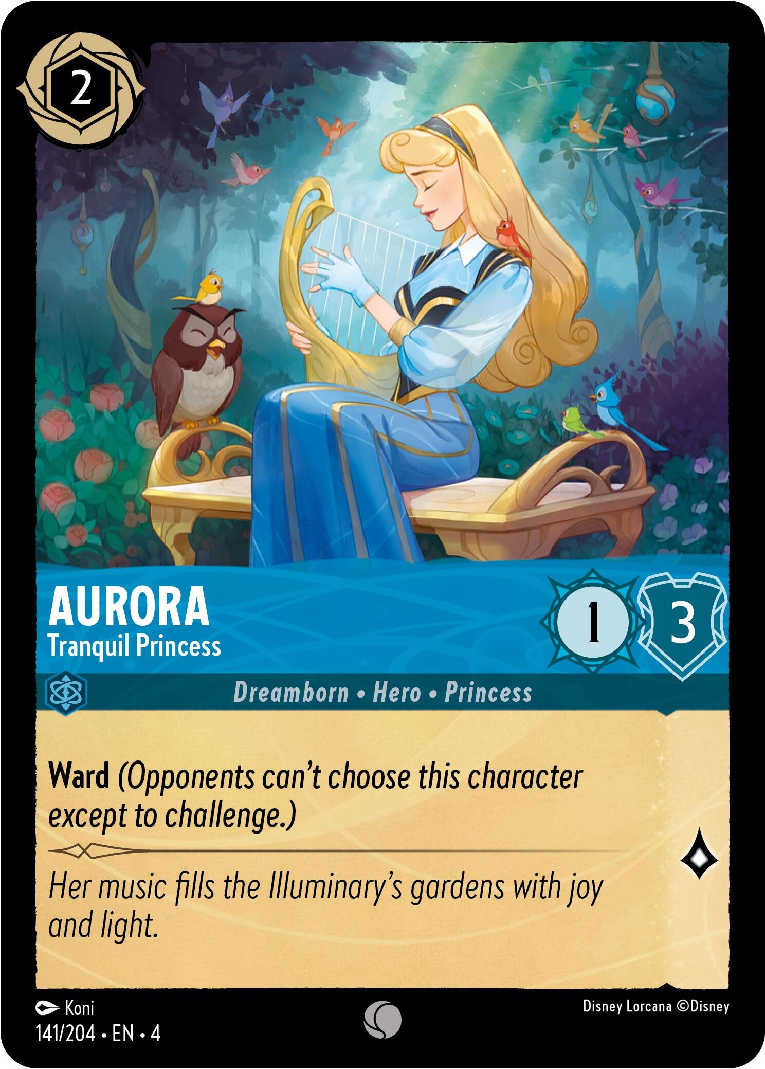 Aurora - Tranquil Princess (141/204) [Ursula's Return] | Dragon's Lair Comics and Fantasy Houston TX
