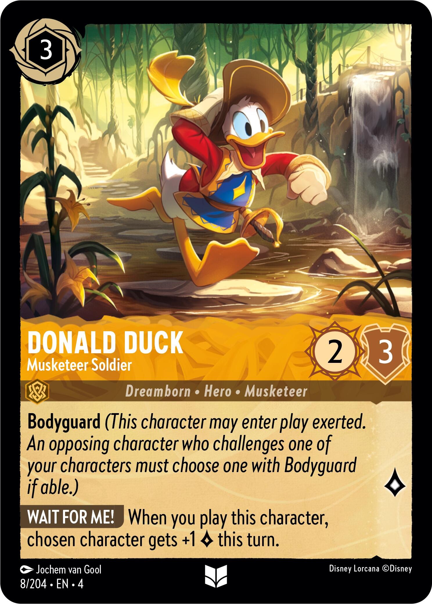 Donald Duck - Musketeer Soldier (8/204) [Ursula's Return] | Odin's Lair