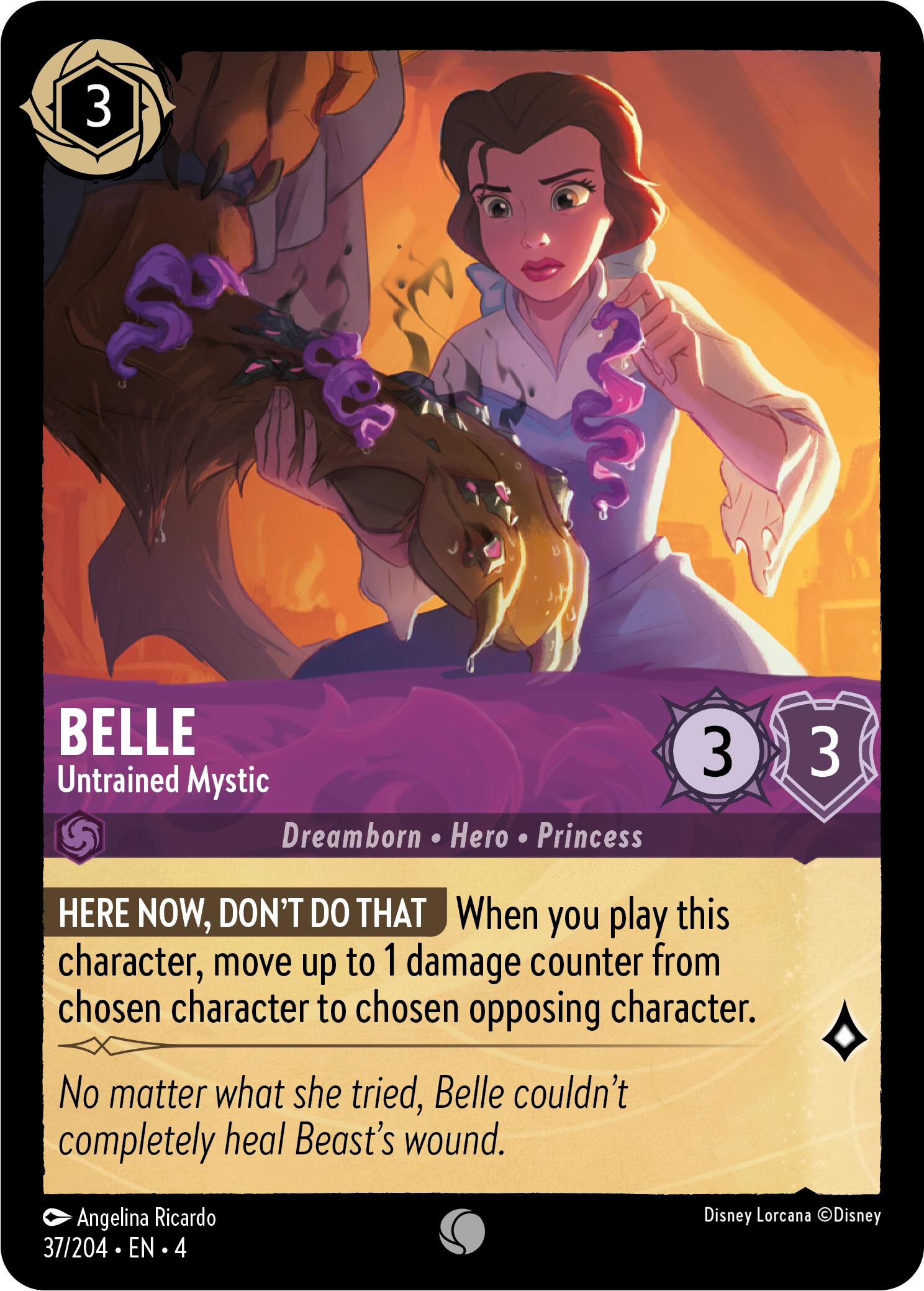 Belle - Untrained Mystic (37/204) [Ursula's Return] | Dragon's Lair Comics and Fantasy Houston TX