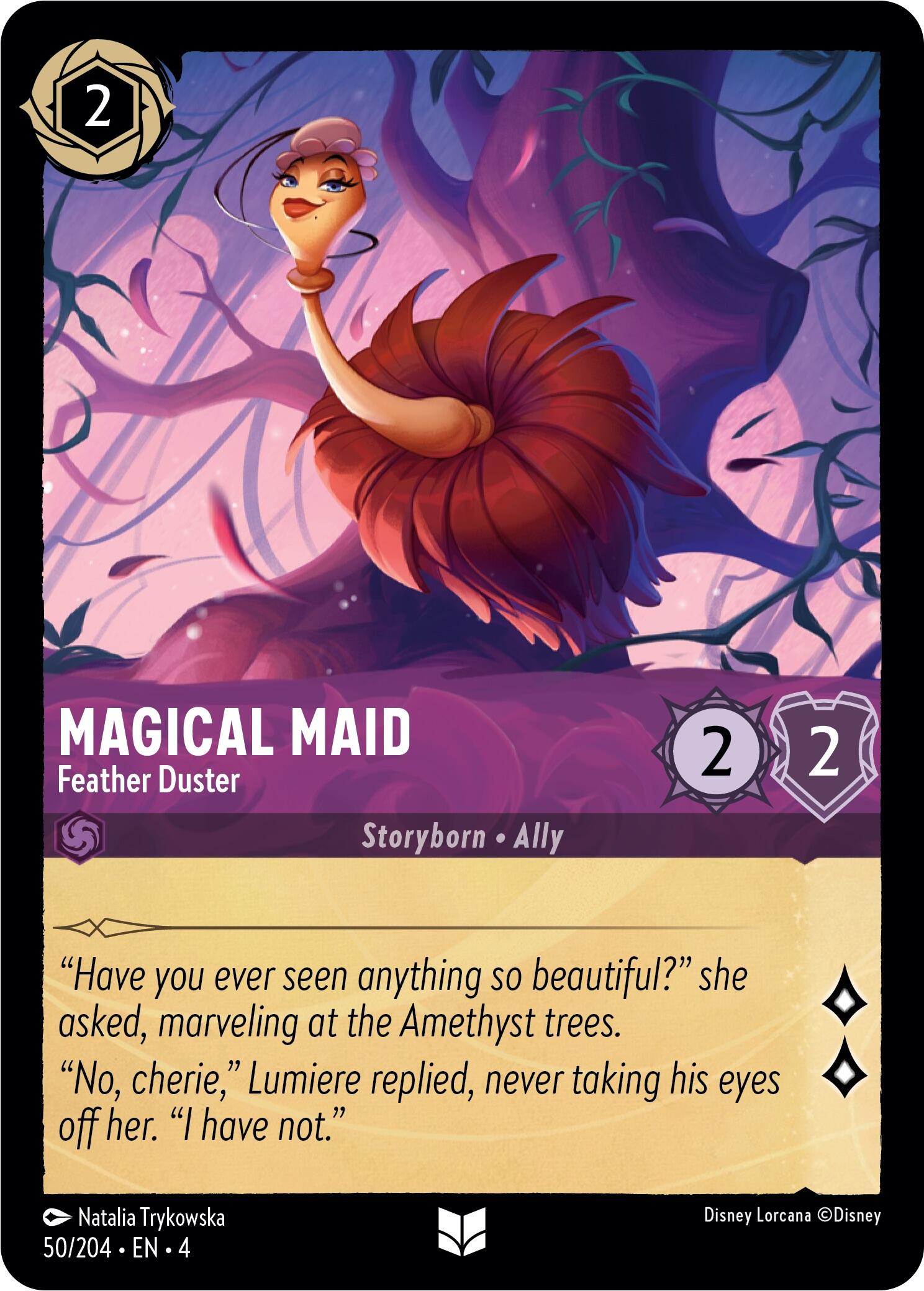 Magical Maid - Feather Duster (50/204) [Ursula's Return] | Odin's Place
