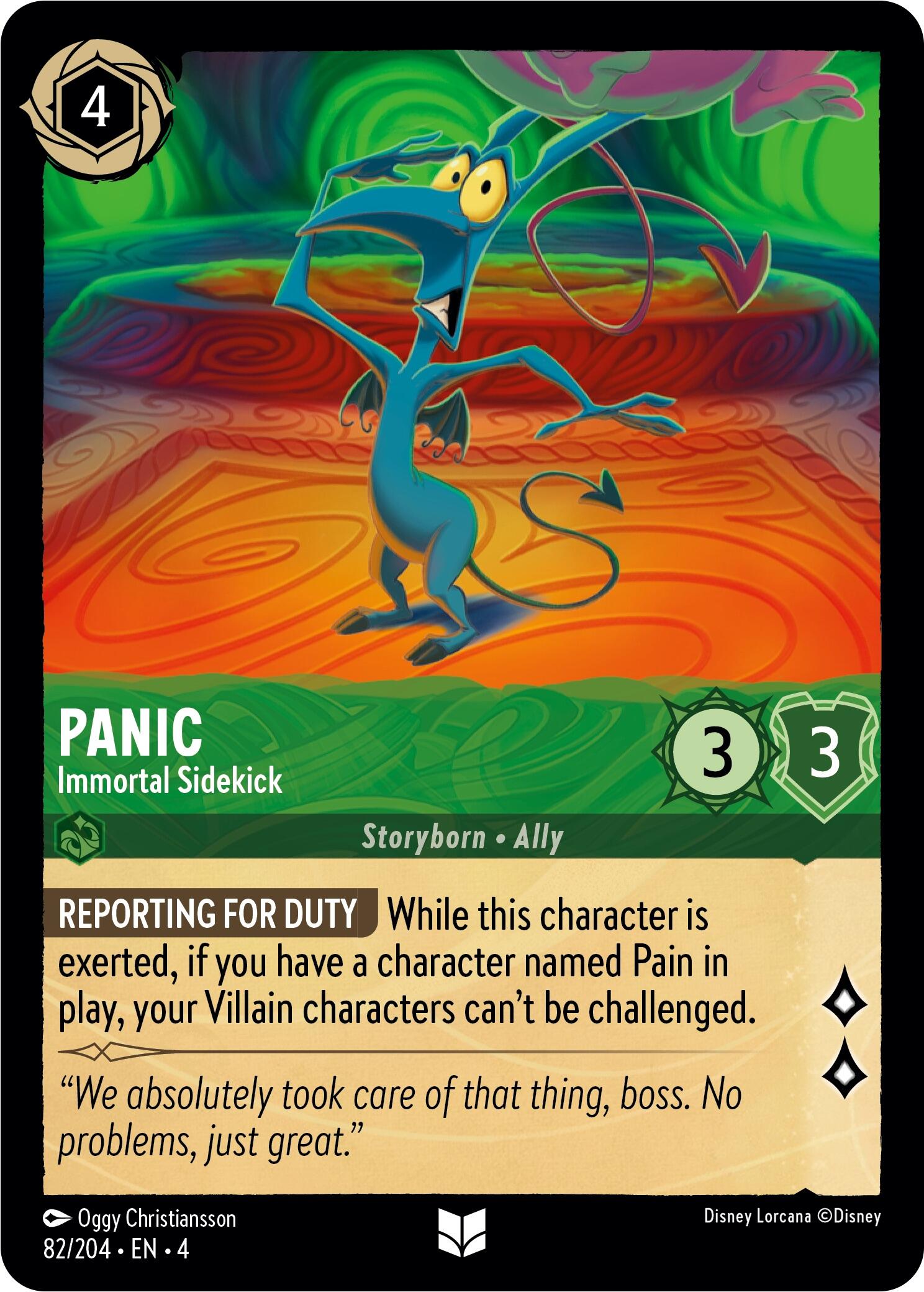 Panic - Immortal Sidekick (82/204) [Ursula's Return] | Odin's Lair