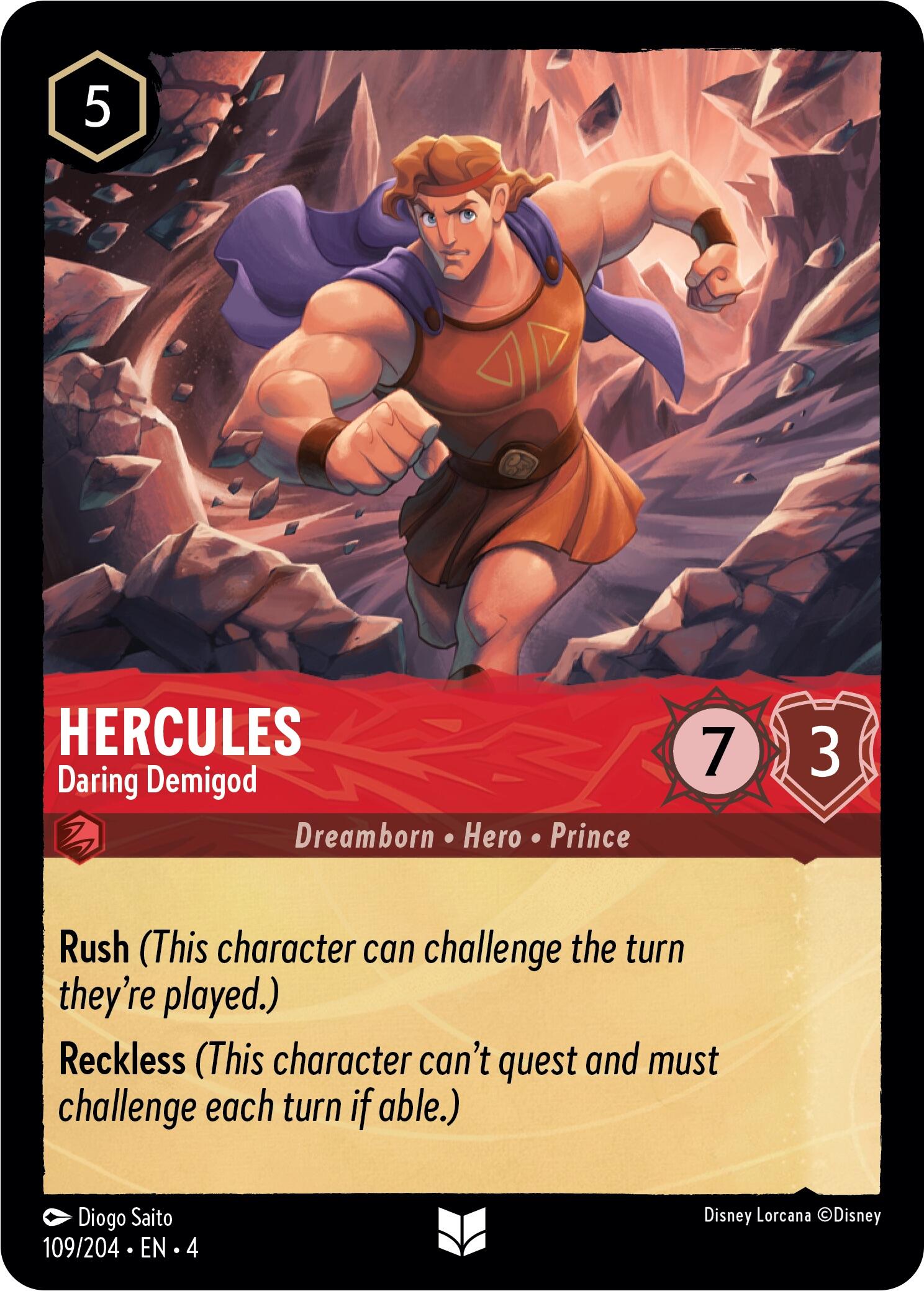 Hercules - Daring Demigod (109/204) [Ursula's Return] | Odin's Place