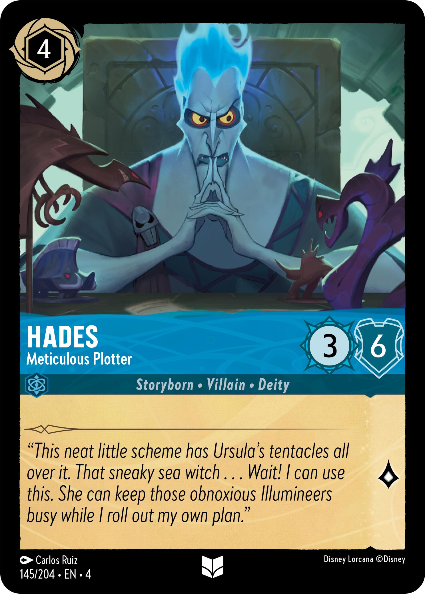 Hades - Meticulous Plotter (145/204) [Ursula's Return] | Odin's Place