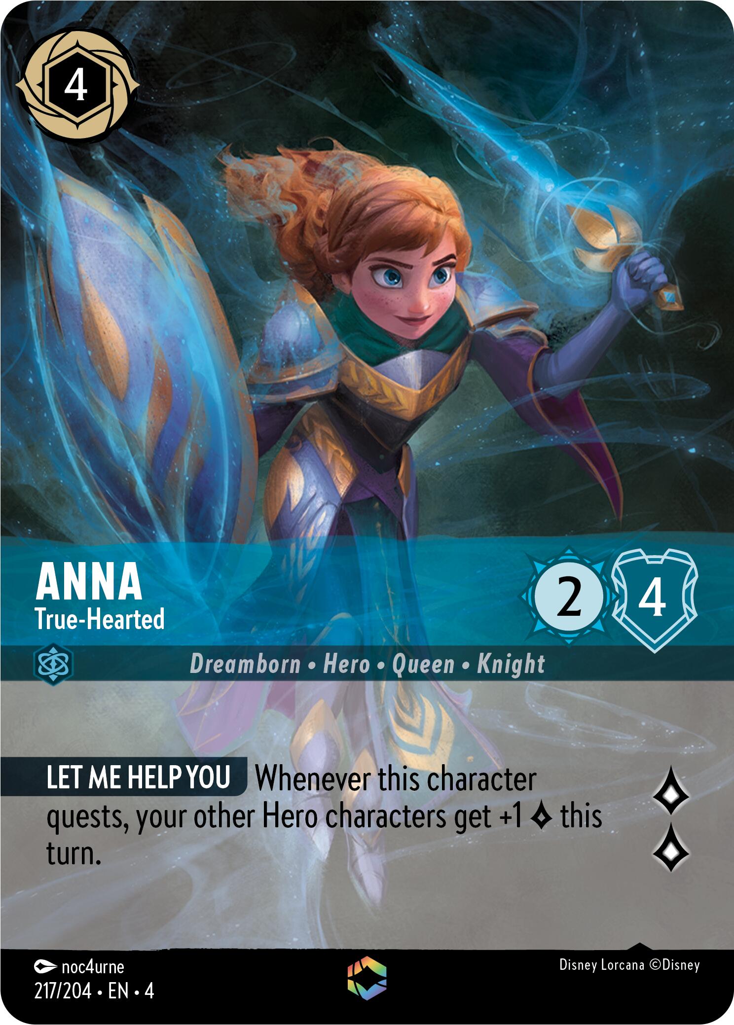 Anna - True-Hearted (Enchanted) (217/204) [Ursula's Return] | Dragon's Lair Comics and Fantasy Houston TX