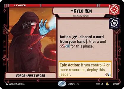 Kylo Ren - Rash and Deadly (011/262) (011/262) [Shadows of the Galaxy] | Odin's Place