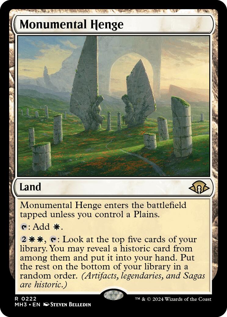 Monumental Henge [Modern Horizons 3] | Dragon's Lair Comics and Fantasy Houston TX