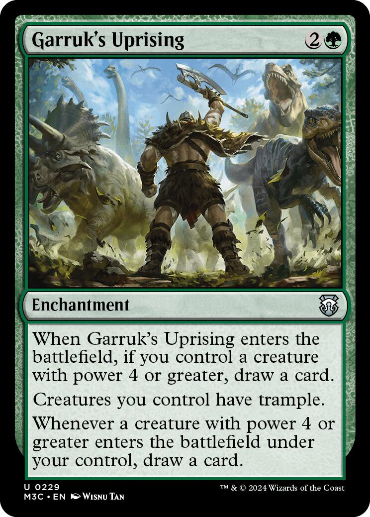 Garruk's Uprising [Modern Horizons 3 Commander] | Dragon's Lair Comics and Fantasy Houston TX