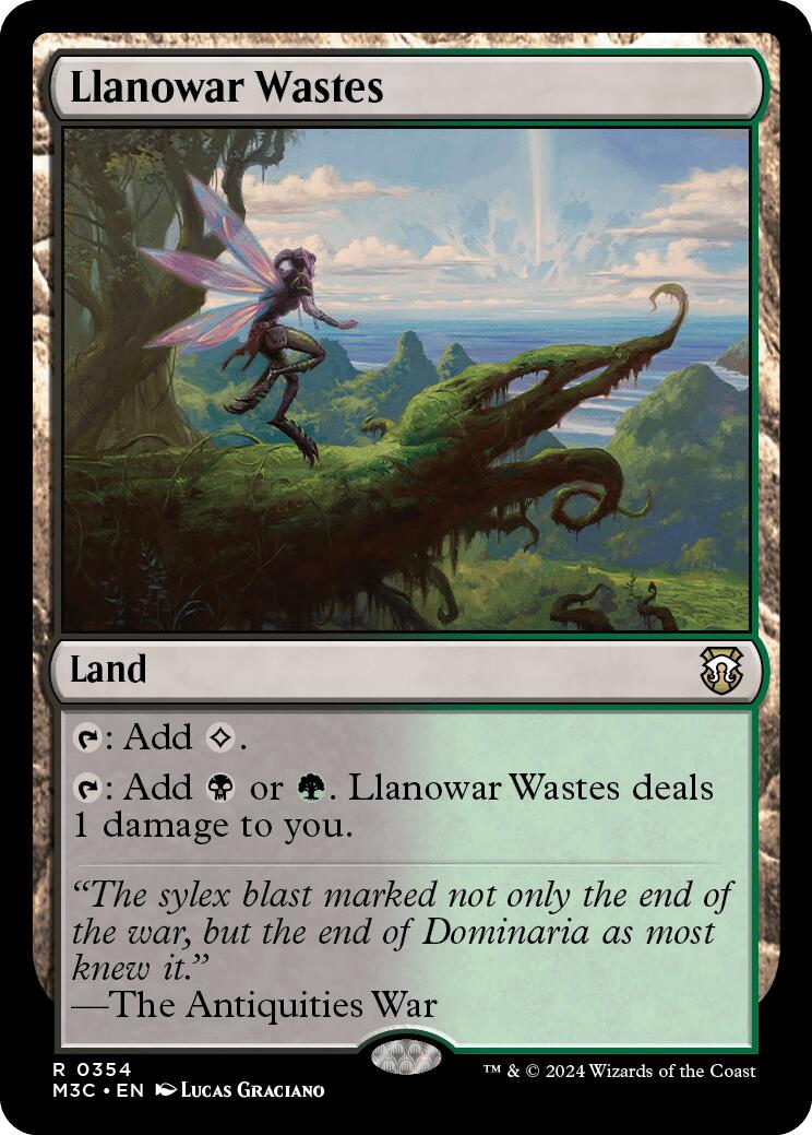 Llanowar Wastes [Modern Horizons 3 Commander] | Dragon's Lair Comics and Fantasy Houston TX