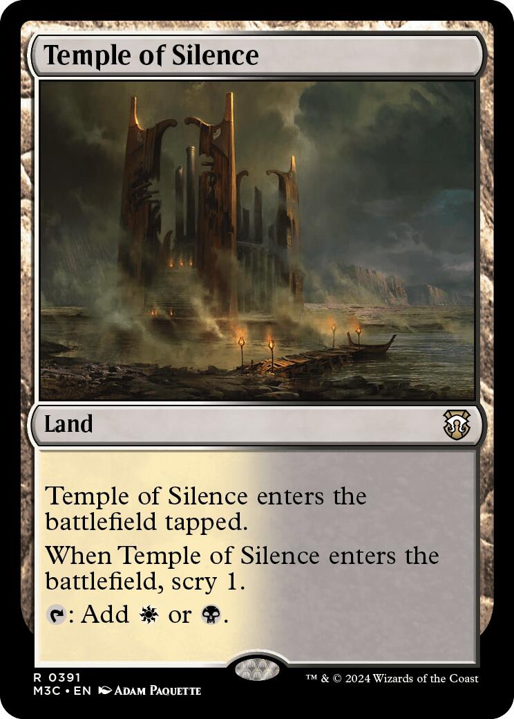 Temple of Silence [Modern Horizons 3 Commander] | Dragon's Lair Comics and Fantasy Houston TX