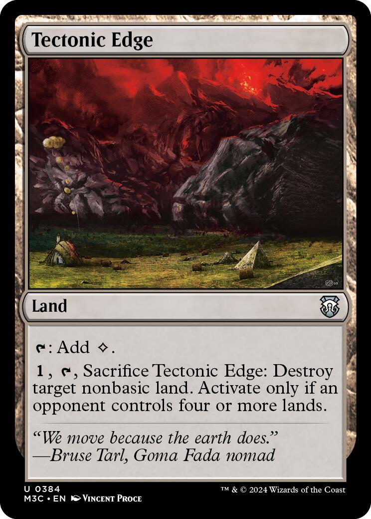 Tectonic Edge [Modern Horizons 3 Commander] | Dragon's Lair Comics and Fantasy Houston TX