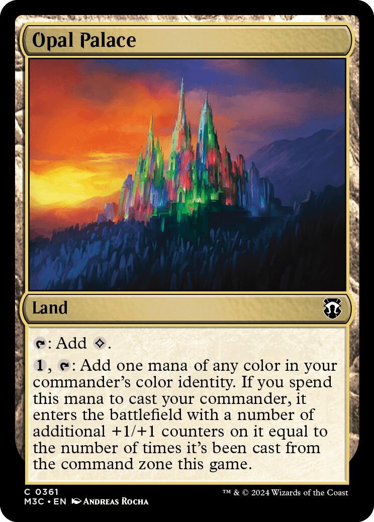 Opal Palace [Modern Horizons 3 Commander] | Dragon's Lair Comics and Fantasy Houston TX