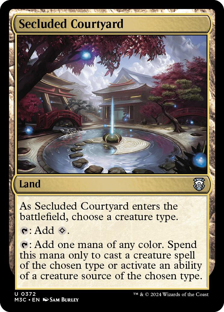Secluded Courtyard [Modern Horizons 3 Commander] | Dragon's Lair Comics and Fantasy Houston TX