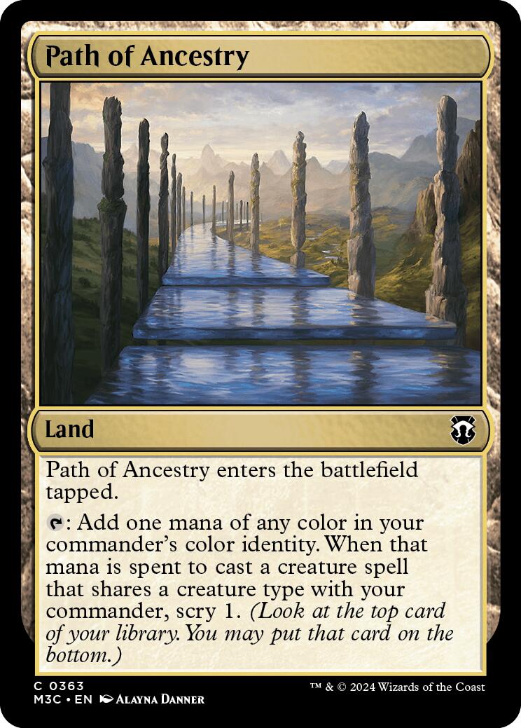 Path of Ancestry [Modern Horizons 3 Commander] | Dragon's Lair Comics and Fantasy Houston TX