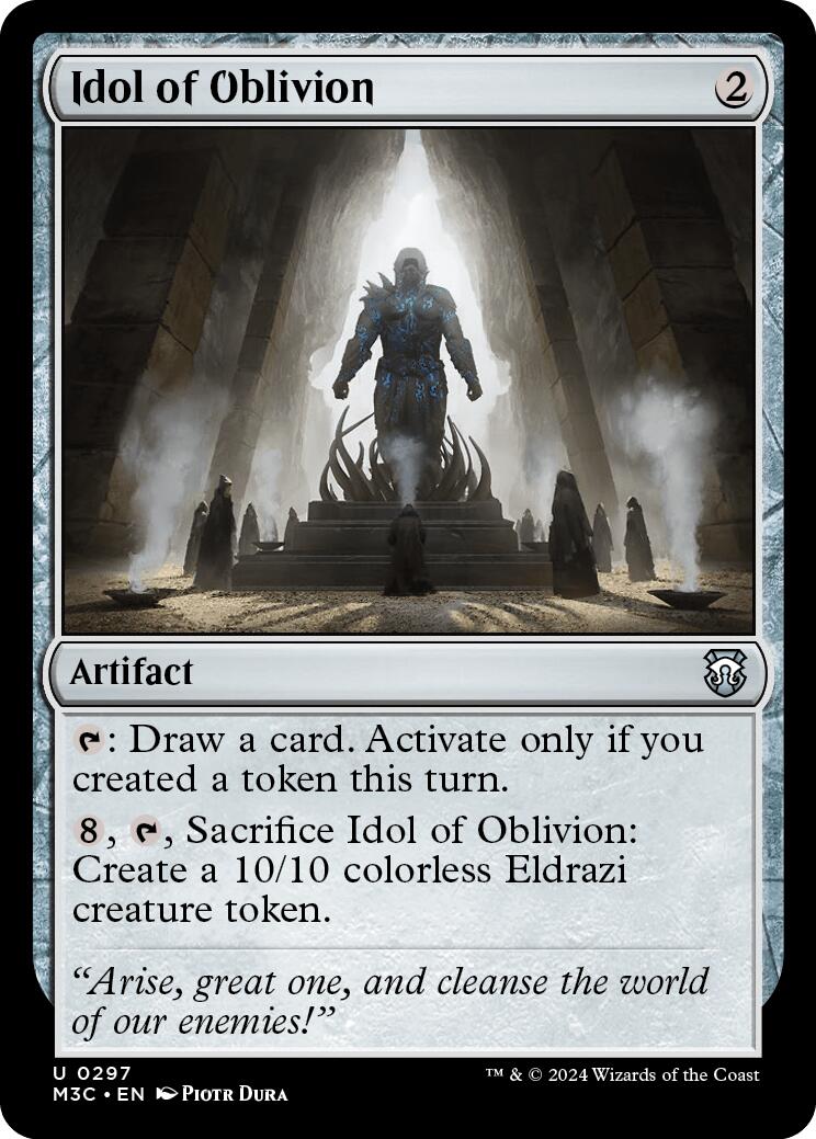 Idol of Oblivion [Modern Horizons 3 Commander] | Dragon's Lair Comics and Fantasy Houston TX