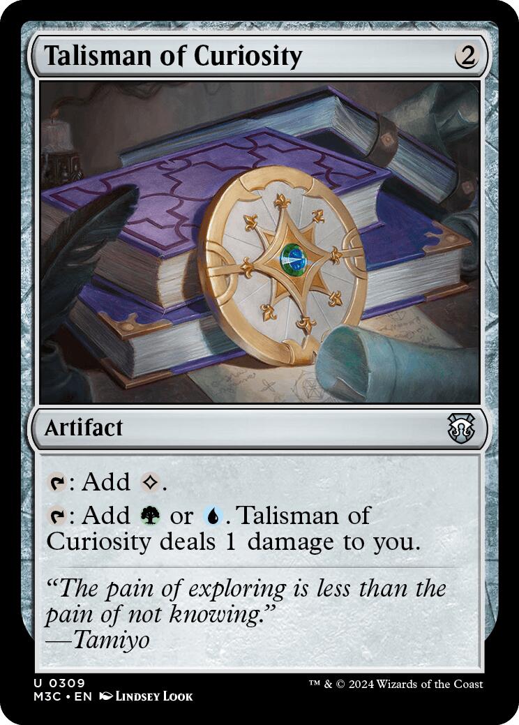 Talisman of Curiosity [Modern Horizons 3 Commander] | Dragon's Lair Comics and Fantasy Houston TX