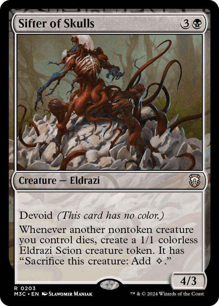 Sifter of Skulls [Modern Horizons 3 Commander] | Dragon's Lair Comics and Fantasy Houston TX