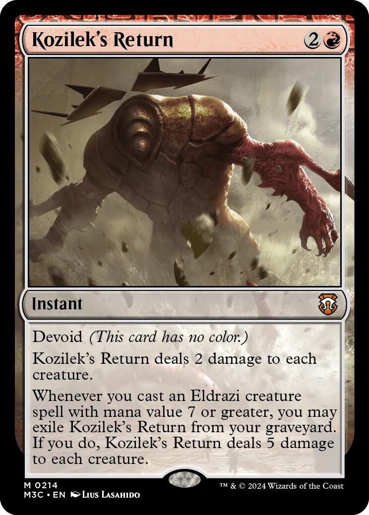 Kozilek's Return [Modern Horizons 3 Commander] | Dragon's Lair Comics and Fantasy Houston TX