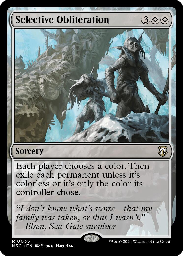 Selective Obliteration [Modern Horizons 3 Commander] | Dragon's Lair Comics and Fantasy Houston TX