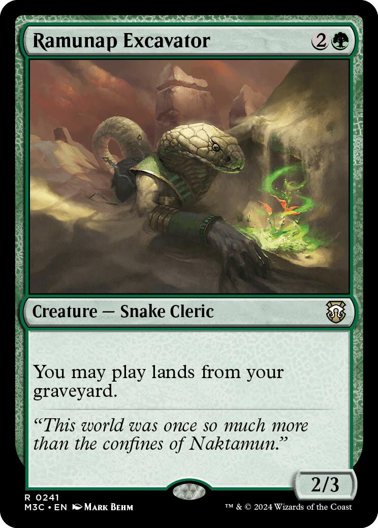 Ramunap Excavator [Modern Horizons 3 Commander] | Dragon's Lair Comics and Fantasy Houston TX