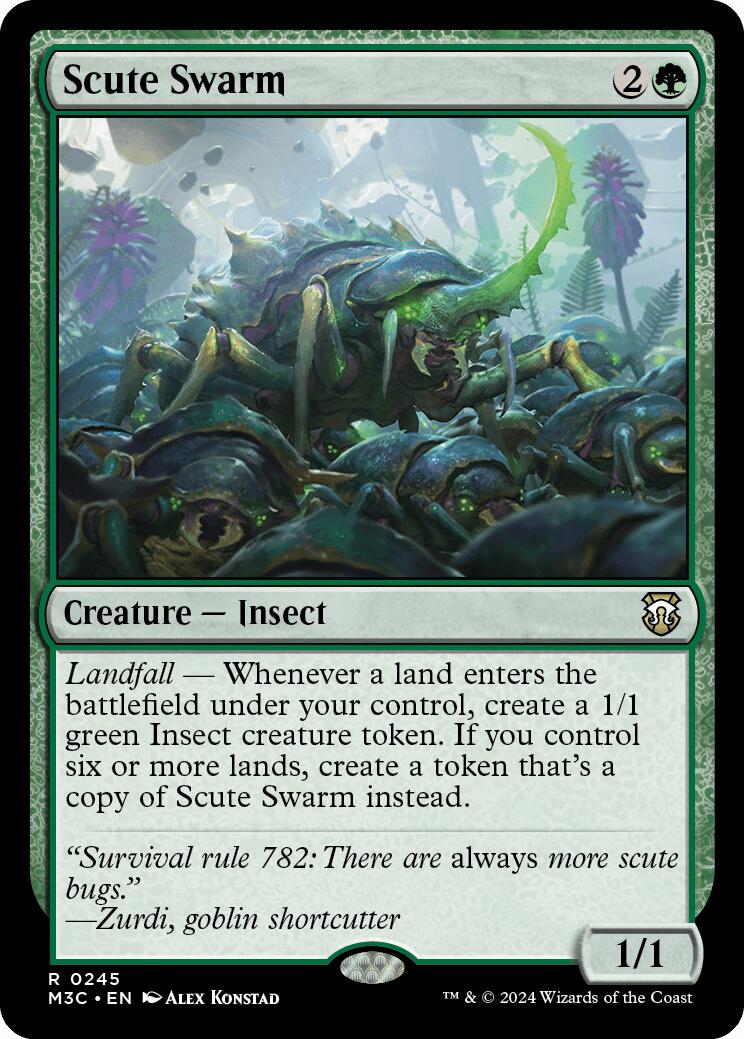 Scute Swarm [Modern Horizons 3 Commander] | Dragon's Lair Comics and Fantasy Houston TX