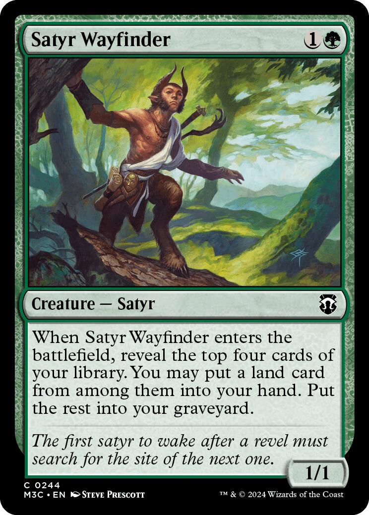 Satyr Wayfinder [Modern Horizons 3 Commander] | Dragon's Lair Comics and Fantasy Houston TX