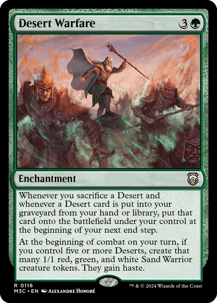 Desert Warfare [Modern Horizons 3 Commander] | Dragon's Lair Comics and Fantasy Houston TX