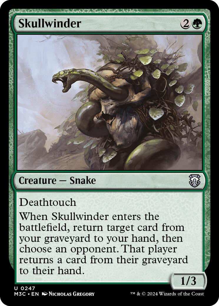 Skullwinder [Modern Horizons 3 Commander] | Dragon's Lair Comics and Fantasy Houston TX