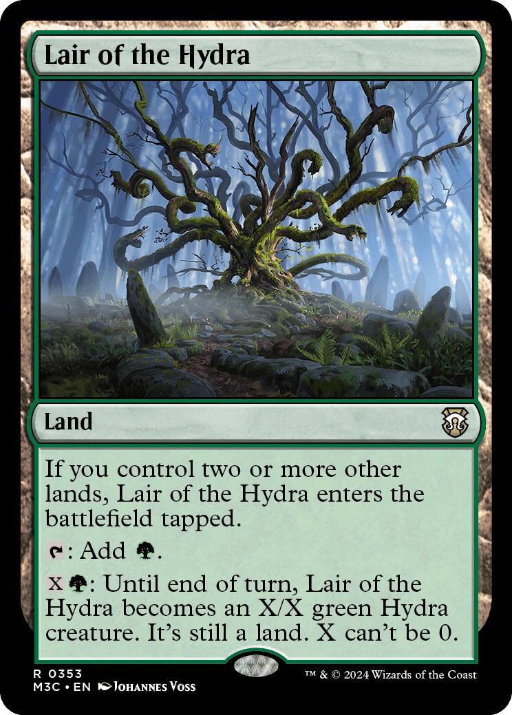 Lair of the Hydra [Modern Horizons 3 Commander] | Dragon's Lair Comics and Fantasy Houston TX