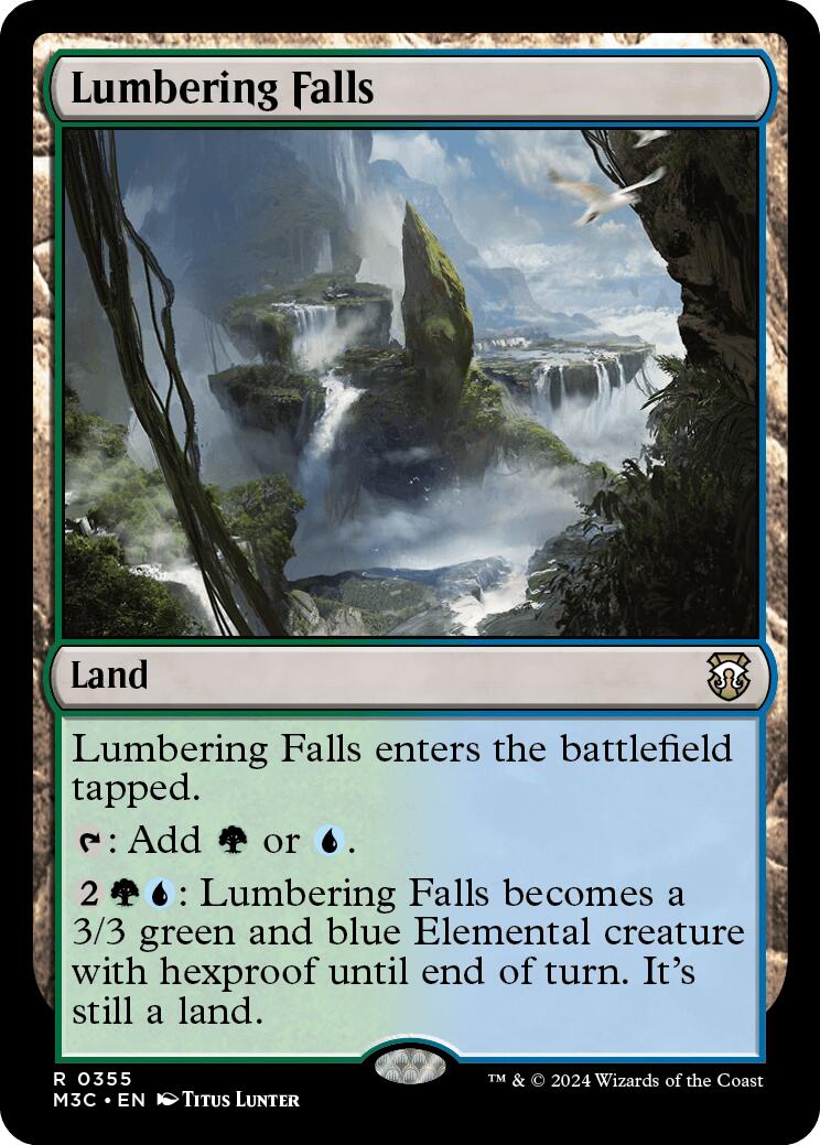 Lumbering Falls [Modern Horizons 3 Commander] | Dragon's Lair Comics and Fantasy Houston TX