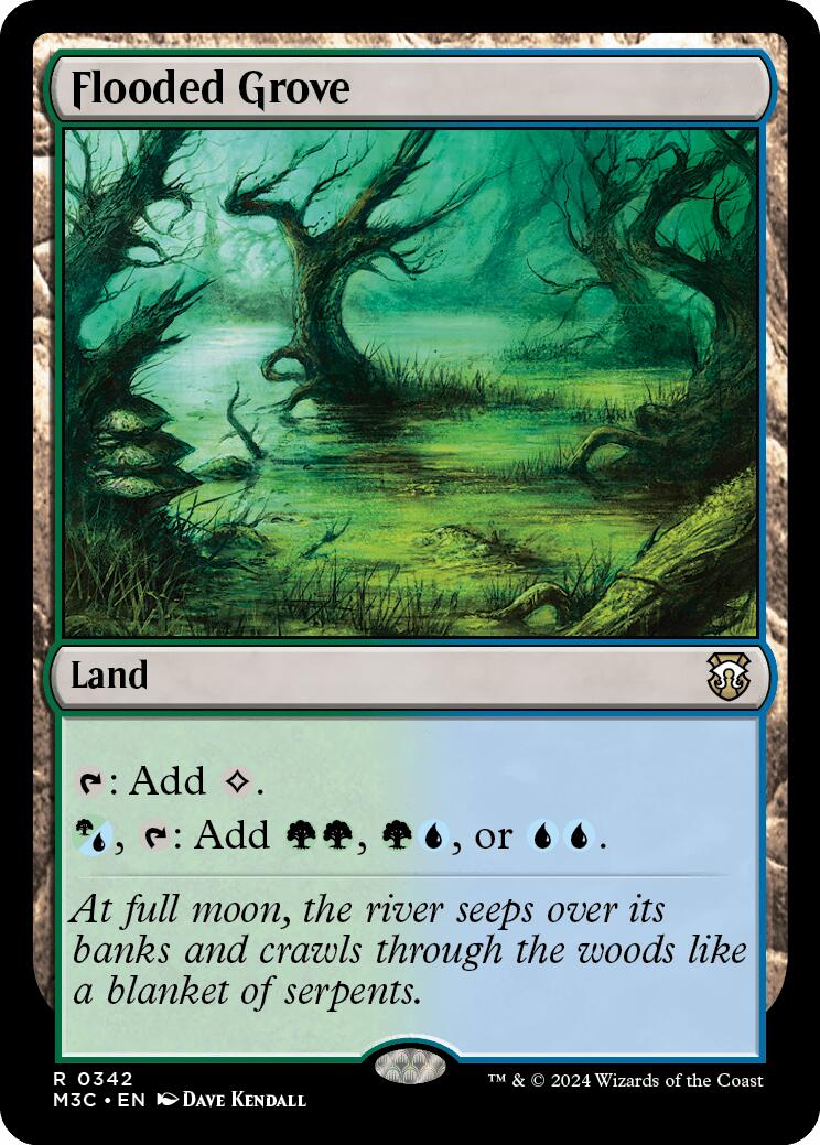 Flooded Grove [Modern Horizons 3 Commander] | Dragon's Lair Comics and Fantasy Houston TX