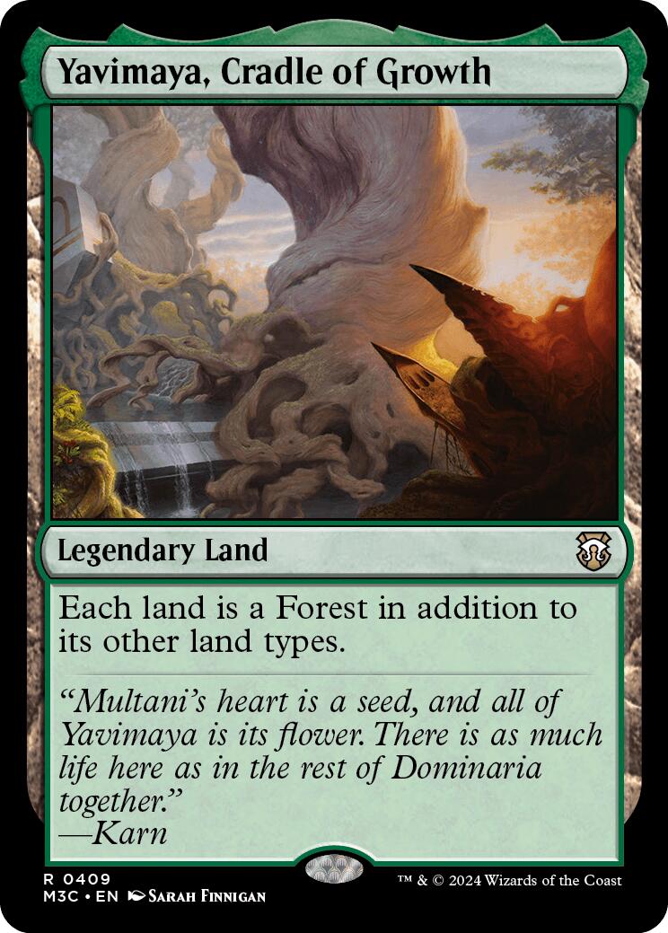 Yavimaya, Cradle of Growth [Modern Horizons 3 Commander] | Dragon's Lair Comics and Fantasy Houston TX