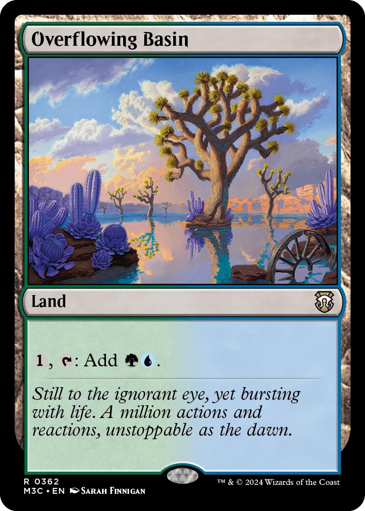 Overflowing Basin [Modern Horizons 3 Commander] | Dragon's Lair Comics and Fantasy Houston TX