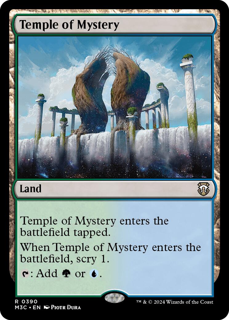 Temple of Mystery [Modern Horizons 3 Commander] | Dragon's Lair Comics and Fantasy Houston TX