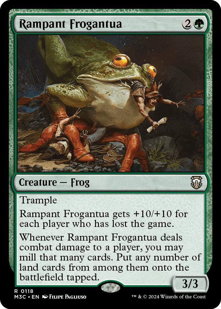 Rampant Frogantua [Modern Horizons 3 Commander] | Dragon's Lair Comics and Fantasy Houston TX
