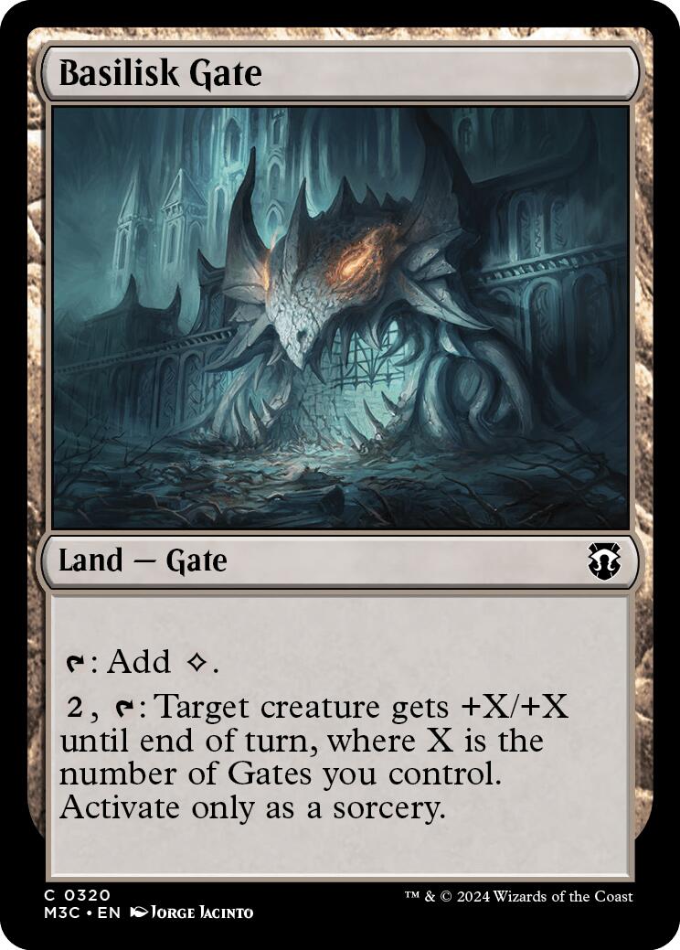 Basilisk Gate [Modern Horizons 3 Commander] | Dragon's Lair Comics and Fantasy Houston TX